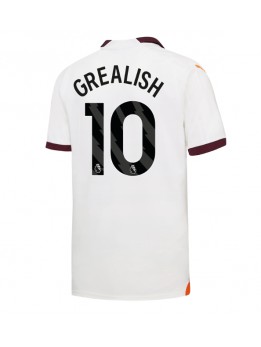 Billige Manchester City Jack Grealish #10 Bortedrakt 2023-24 Kortermet